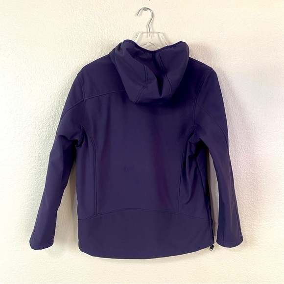 New Balance Plum Sherpa Lined Hooded Soft Shell Zip Up Jacket Size M - Picture 4 of 12